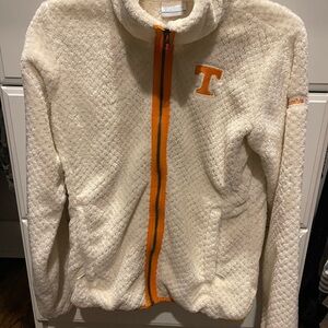 Columbia Women's Teddy Jacket in Cream with Orange Details (TN Vols)